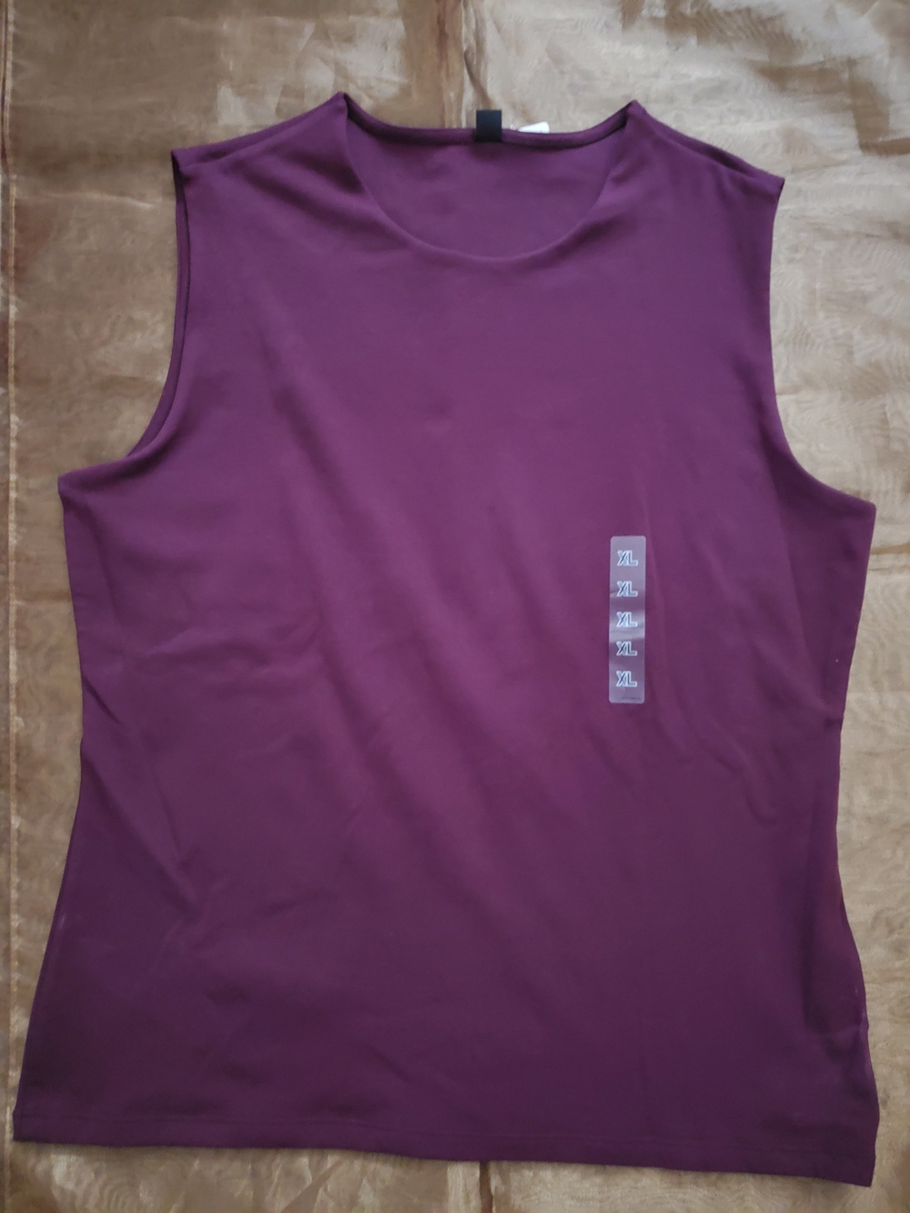 Uniqlo's Women Sleeveless Shell Top (Wine)